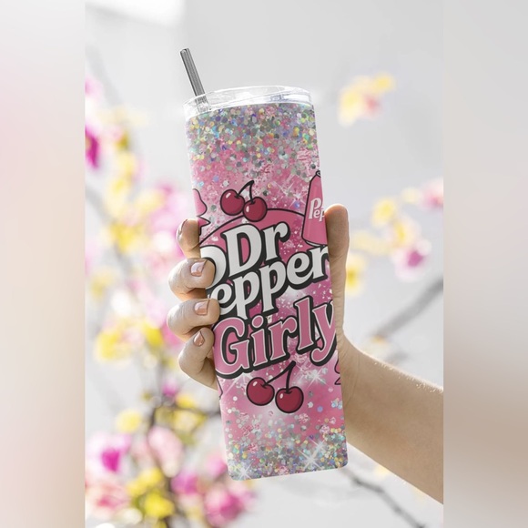 Hand Crafted Other - Dr Pepper Girly Tumbler